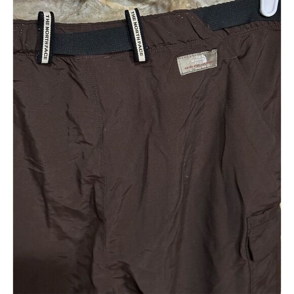 The North Face Women's Vintage Convertible Y2K Grunge Brown Belted Nylon Convert - Picture 6 of 12